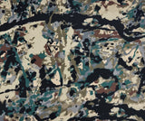 Rib Knit Cotton Spandex Camouflage Print