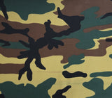 Rib Knit Cotton Spandex Camouflage Print