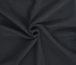 Cotton Fleece Black Sweatshirt Fabric