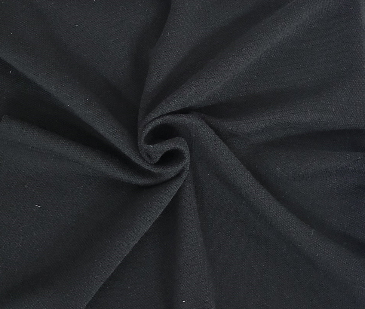 Cotton Fleece Black Sweatshirt Fabric