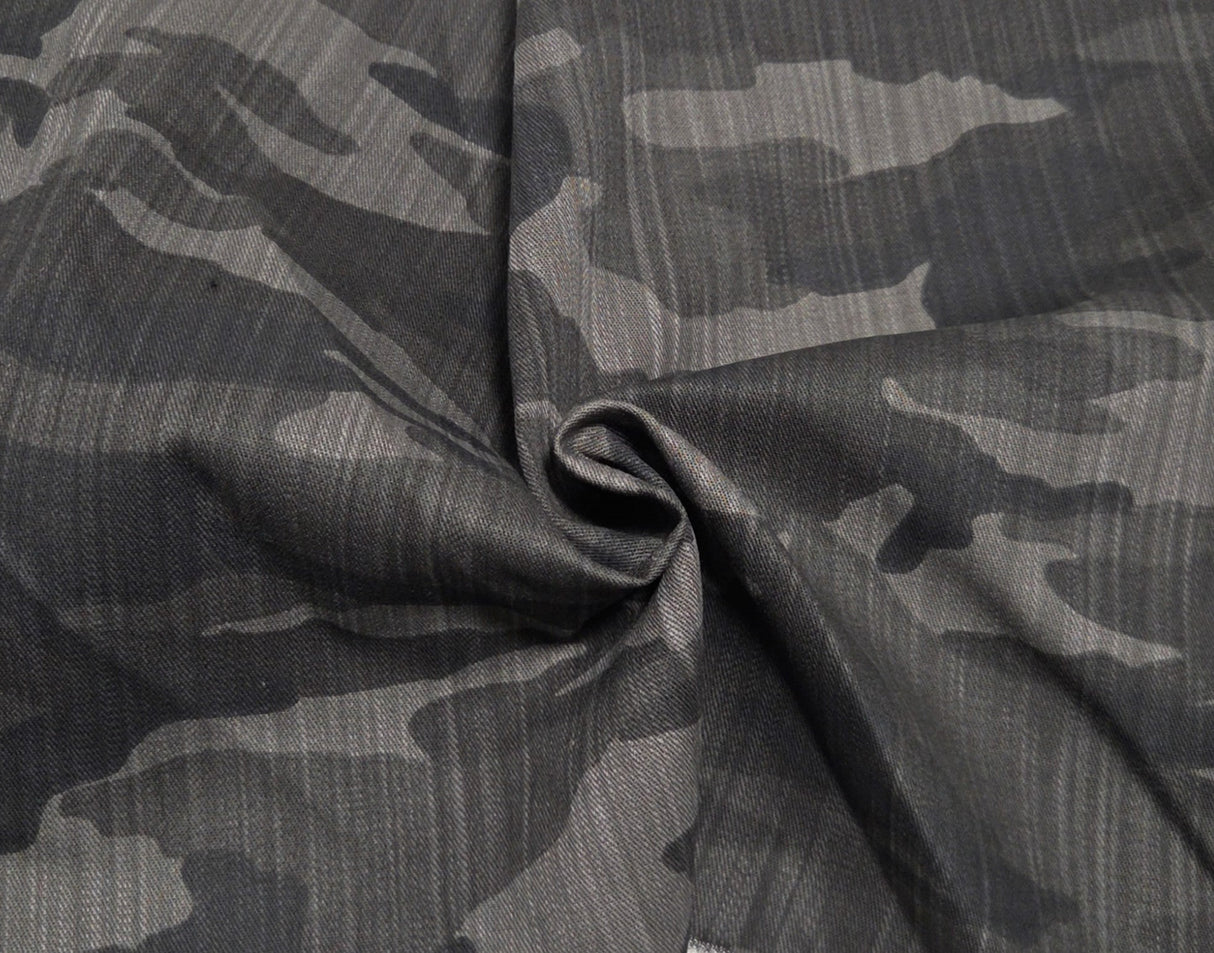 Cotton Twill Camouflage Print Fabric