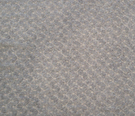Crochet Lace Gray Cotton Knit