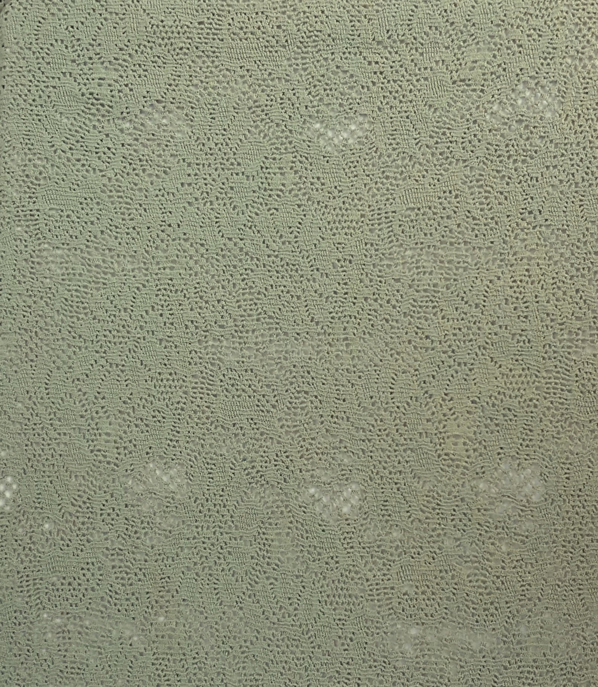Cotton Crochet Knit Lace Sage