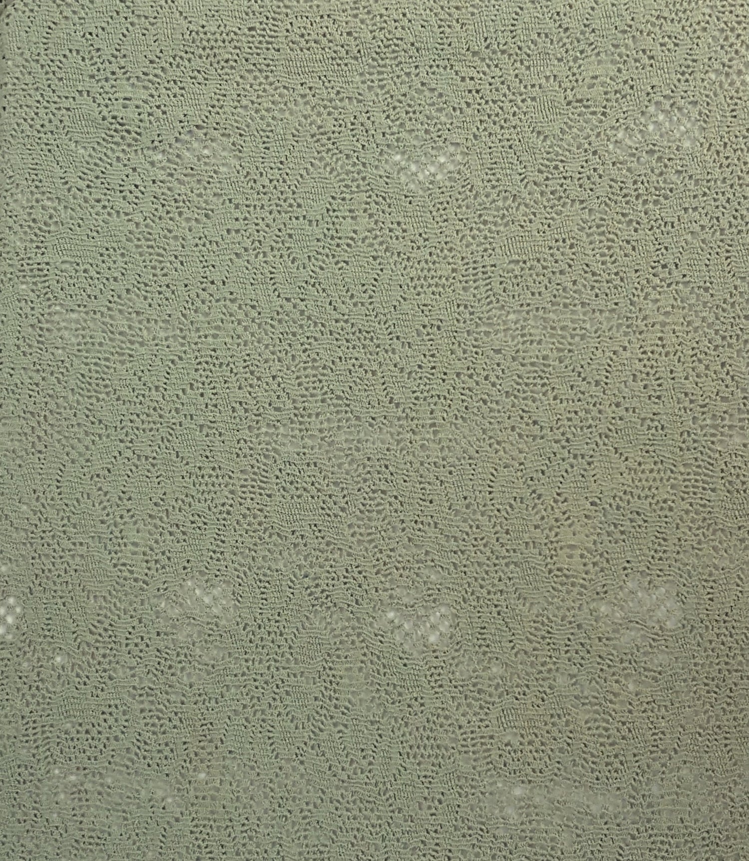 Cotton Crochet Knit Lace Sage