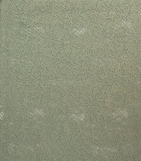 Cotton Crochet Knit Lace Sage