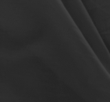 Cotton Lawn 100 Percent Cotton Fabric - Solid Black, 56/58" Width