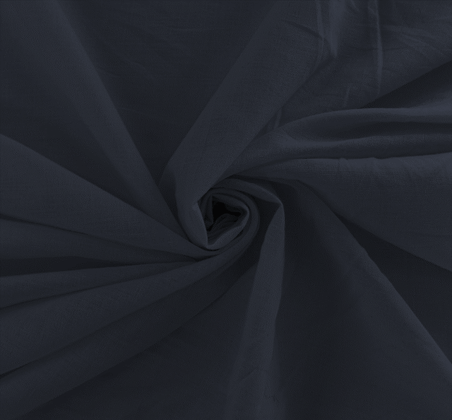 Cotton Lawn 100 Percent Cotton Fabric - Solid Navy, 58/60" Width
