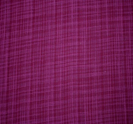 Cotton Rayon Slub Fabric - Purple Slub, 55/56" Width (1 Yard)