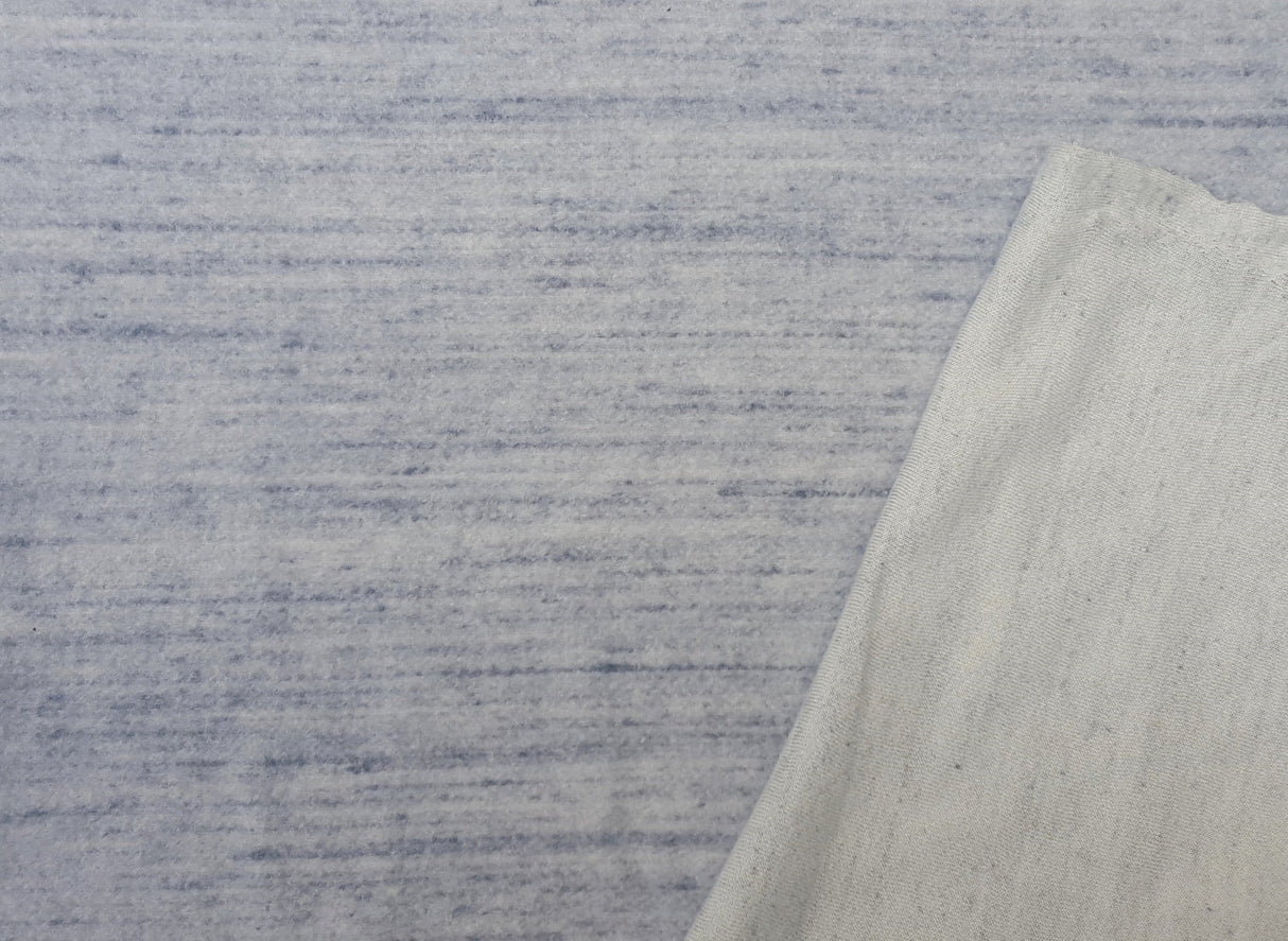Cotton Fleece Denim Streaks Knit