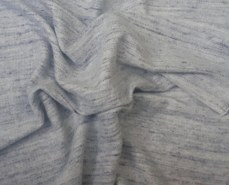 Cotton Fleece Denim Streaks Knit
