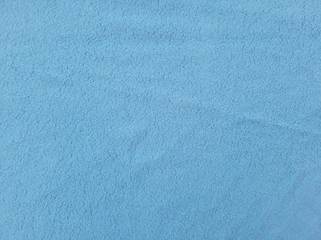 Cotton Sherpa Fleece Baby Blue