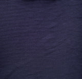 Rib Knit Cotton Spandex Navy