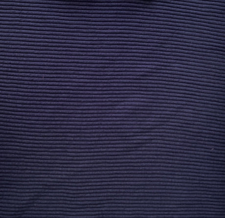 Rib Knit Cotton Spandex Navy