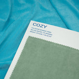 Cozy Polyester Spandex Terry Fabric - Color Card Swatches, 20 Colors (1 Card)
