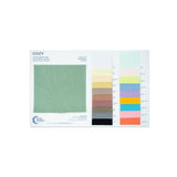 Cozy Polyester Spandex Terry Fabric - Color Card Swatches, 20 Colors (1 Card)
