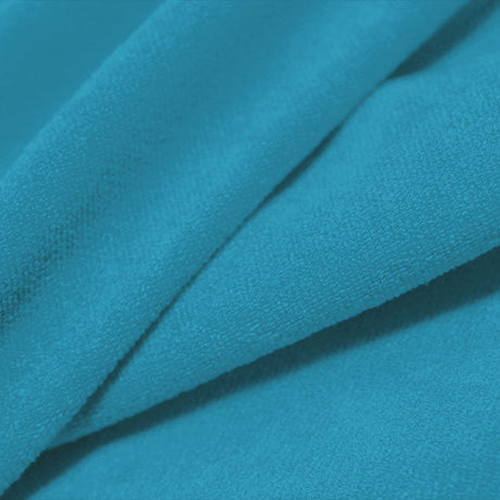 Cozy Polyester Spandex Terry Cloth Fabric - Solid Colors, 58" Width (1 Yard)