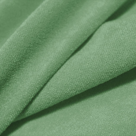 Cozy Polyester Spandex Terry Cloth Fabric - 4-Way Stretch, 58" Width, 96% Polyester 4% Spandex (1 Yard)