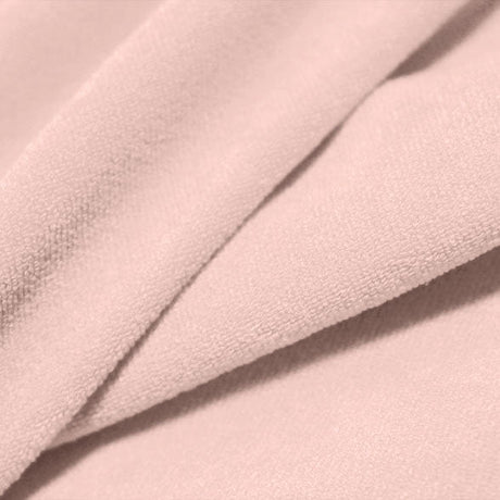 Cozy Polyester Spandex Terry Cloth Fabric - 4-Way Stretch, 58" Width, 96% Polyester 4% Spandex (1 Yard)