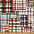 Cotton Plaid Christmas Fabric 43/44 Cozy Tidings