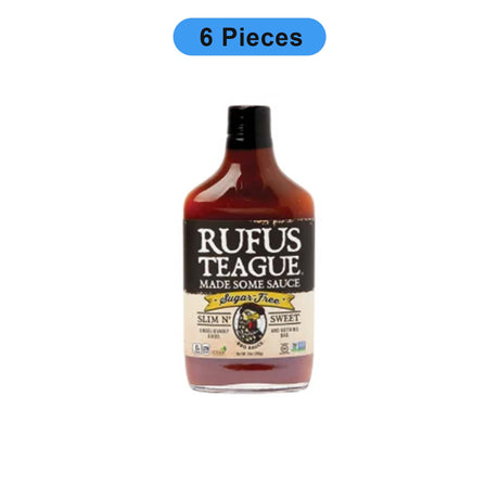 RUFUS TEAGUE SUGAR FREE SLIM N SWEET BBQ SAUCE 13 OZ BOTTLE