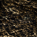 Cracked Foil Printed Microflex Nylon Spandex Fabric - White/Silver, White/Gold, Navy/Gold, Black/Gold, Cracked Foil Print, 54" Width (1 Yard)