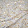Cracked Foil Printed Microflex Nylon Spandex Fabric - Cracked Foil Print, 54" Width, 305 GSM (1 Yard)