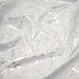 Cracked Foil Printed Microflex Nylon Spandex Fabric - Cracked Foil Print, 54" Width, 305 GSM (1 Yard)