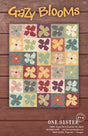 Crazy Blooms Quilt Pattern 55in x 66in