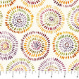 Cotton Fabric Cream Circles Flourish 44/45" Width