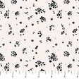 Cotton Ditsy Print Fabric Cream Ink and Earth 44/45" Wide