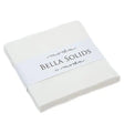MODA Bella Solids Charm Pack Precuts Cream Off White