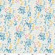 Cotton Print Cream Rock Garden Fabric 44/45"