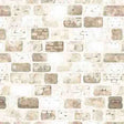 Cotton Wideback Fabric Cream Taupe Castle Wall