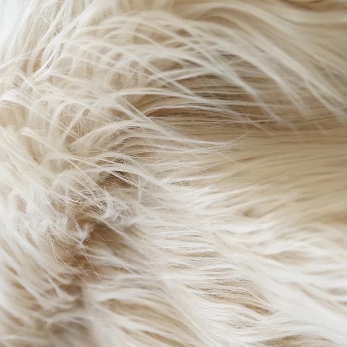 Faux Fur Fabric Shaggy Long Pile 4" Pile