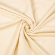 Cotton Spandex Jersey Knit Fabric Cream 4-Way Stretch