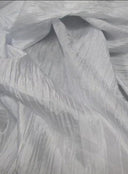 1 Yard Crease Crushed Taffeta Fabric 54 Inches Wide Accordion Texture for Event Décor