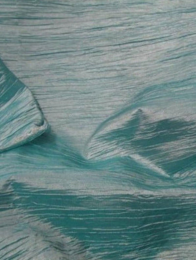 1 Yard Crease Crushed Taffeta Fabric 54 Inches Wide Accordion Texture for Event Décor