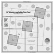 Wonky Log Cabin Trim Tool 10in