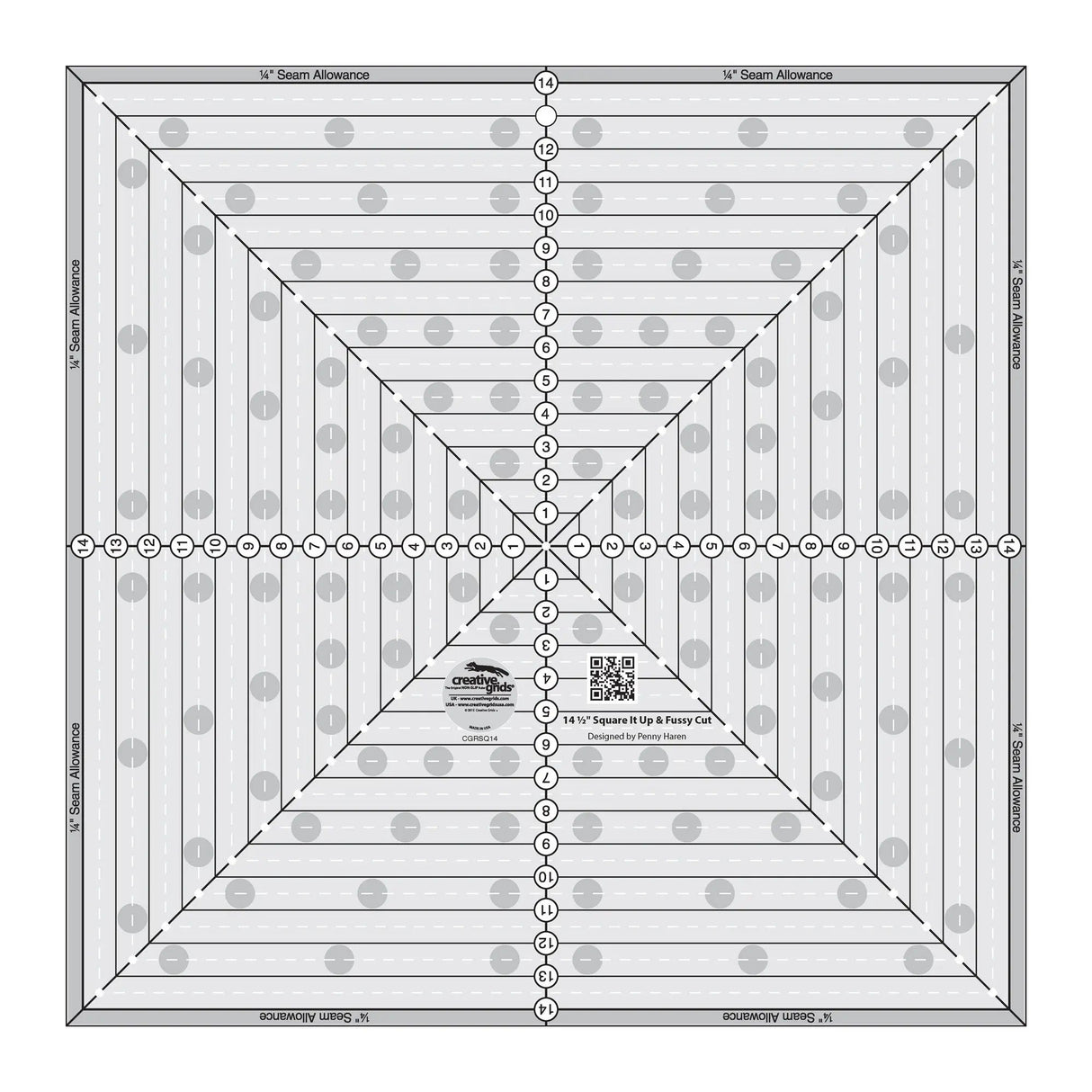 Quilt Ruler 14-1/2in Square It Up