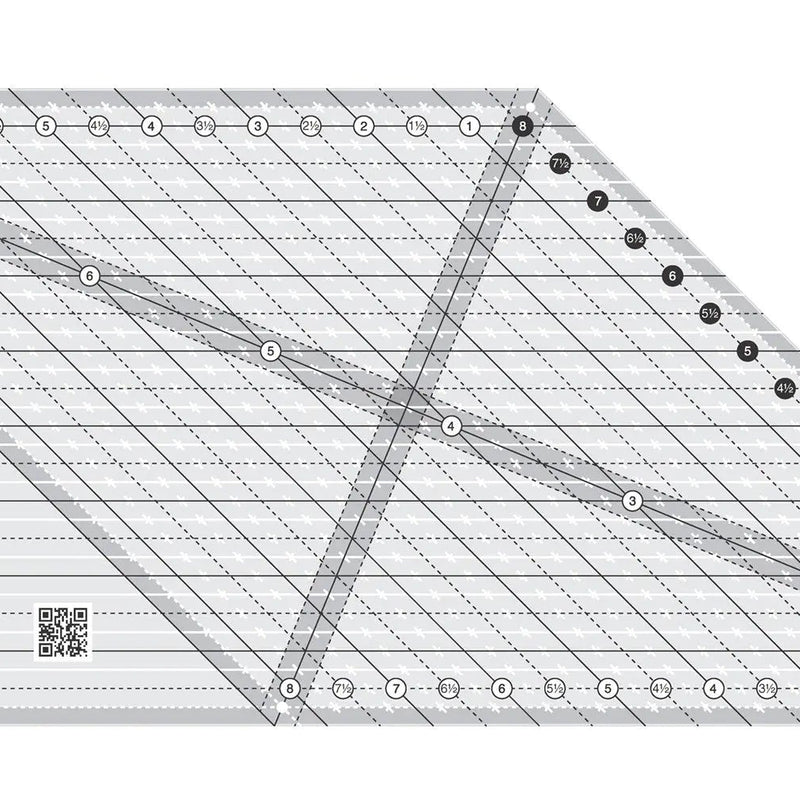 Quilt Ruler 45 Degree Diamond Dimensions