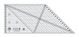 Quilt Ruler 45 Degree Diamond Dimensions