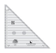 Quilt Ruler 45 Degree Half-Square Triangle 8-1/2in