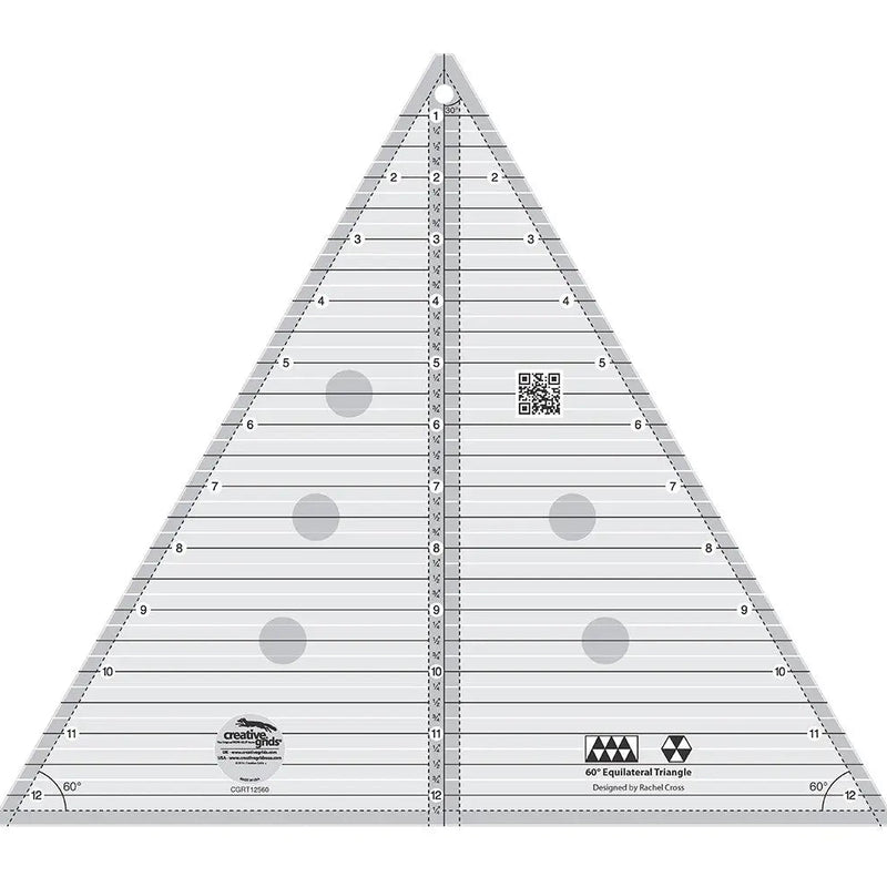Quilt Ruler 60 Degree Triangle 12-1/2in
