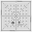 Quilt Ruler 9-1/2in Square It Up Fussy Cut