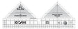 Quilt Ruler 90 Degree Double-Strip