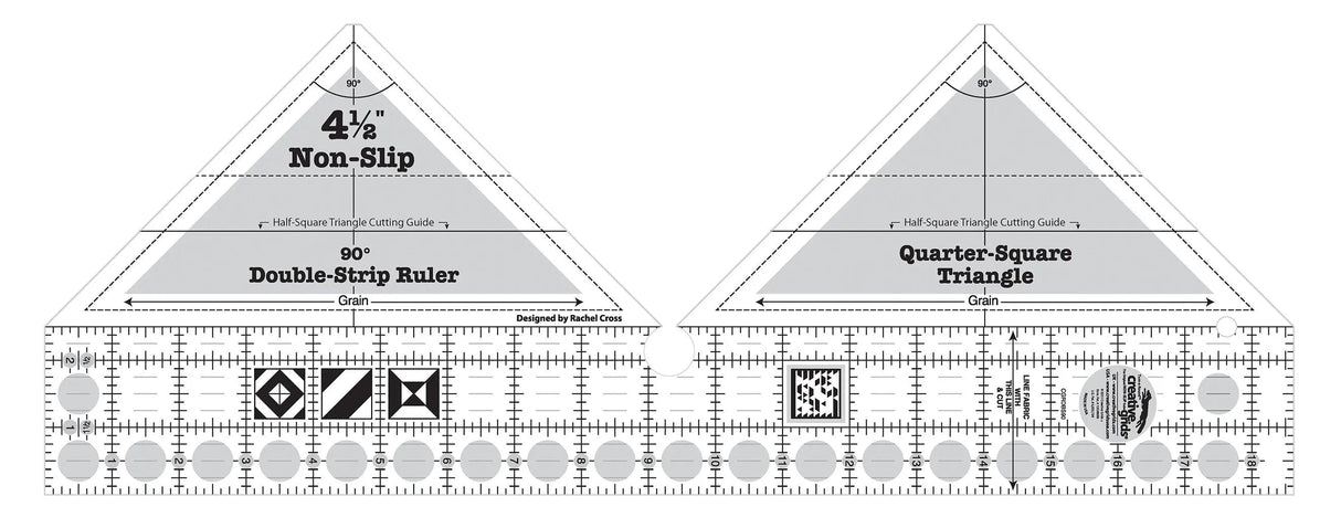 Quilt Ruler 90 Degree Double-Strip