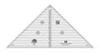 Quilt Ruler 90 Degree Quarter-Square Triangle