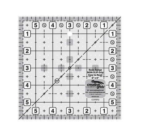 Quilt Ruler 6in Square Creative Grids Basic Range