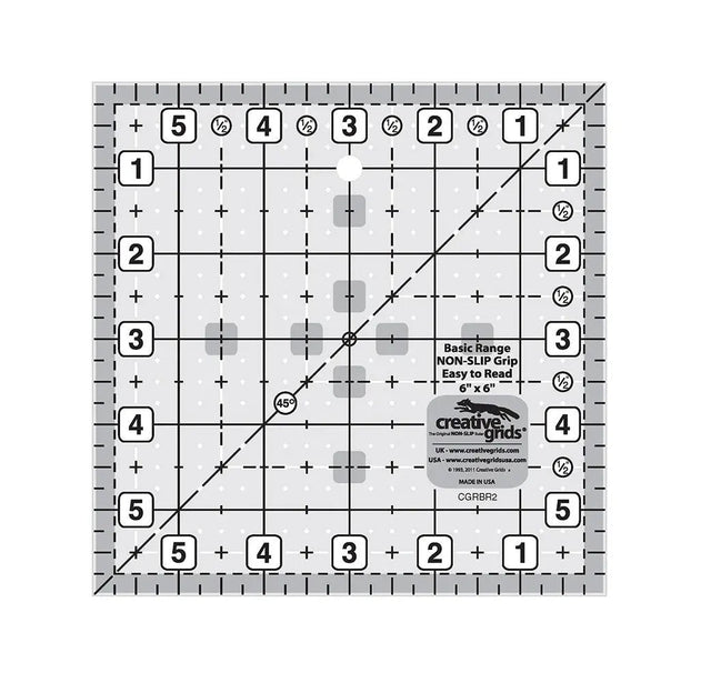 Quilt Ruler 6in Square Creative Grids Basic Range