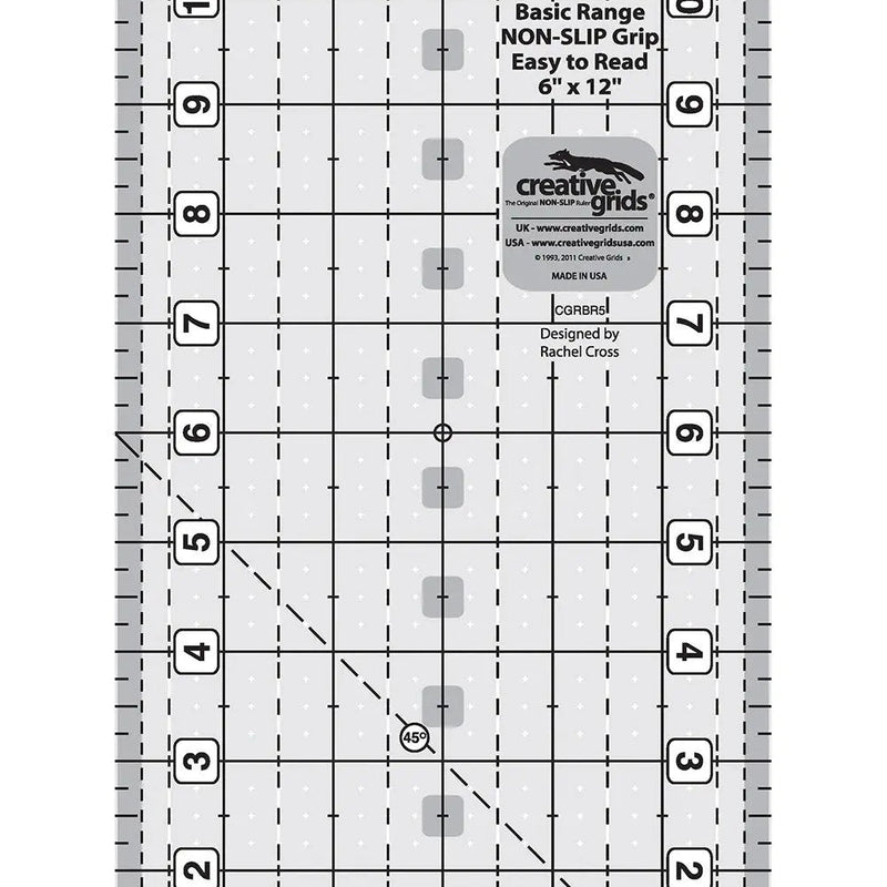 Quilt Ruler 6in x 12in Rectangle